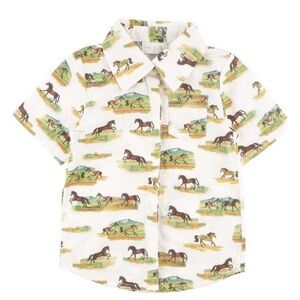 NWT MIKI MIETTE Jerry Button Up, Lexington